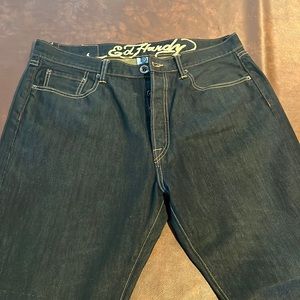 Ed Hardy jeans, lot 2008. Size 38x32.